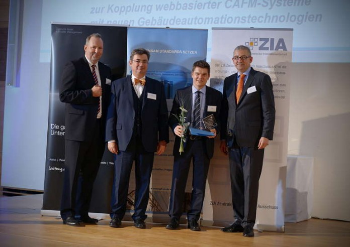 Thomas Zinnöcker, Dr. Georg Allendorf, Dr. Asbjörn Gärtner, Prof. Dr. Matthias Thomas (v.l.n.r.).